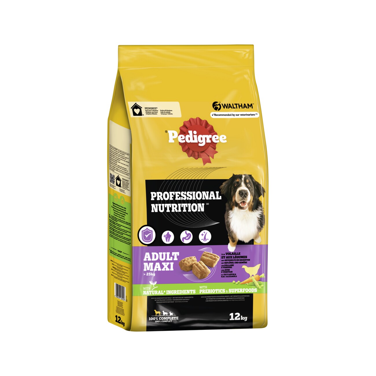 Pedigree Professional Nutrition Adult Maxi >25kg mit Geflügel und Gemüse 12 kg