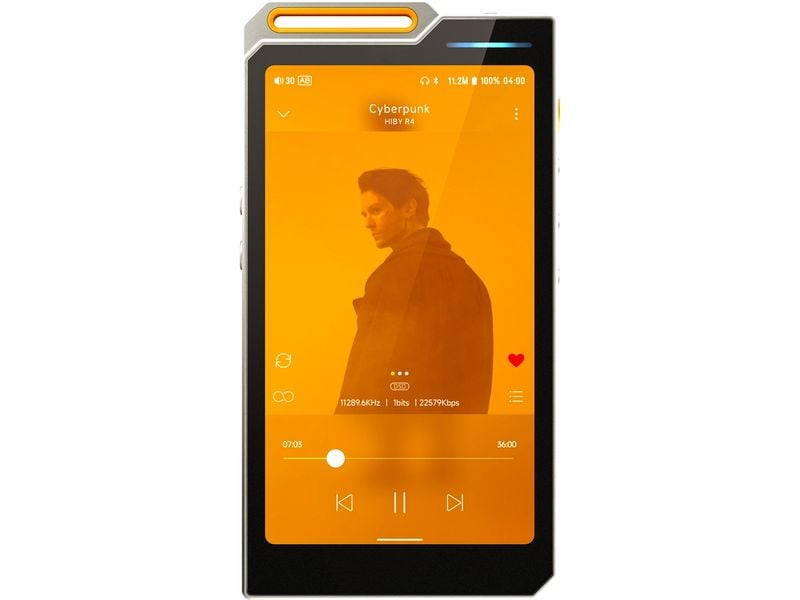 HiBy HiRes-Player R4 Orange; Silber 4-Wege Hi-Fi Android DAP