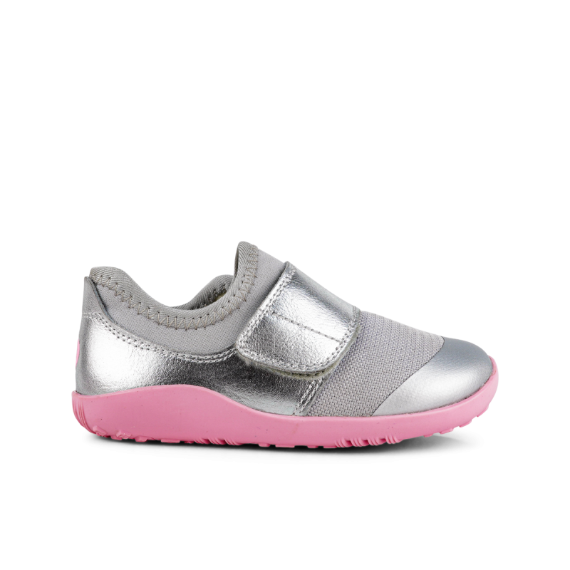 Bobux Bobux Dimension Silver Metallic and Candy