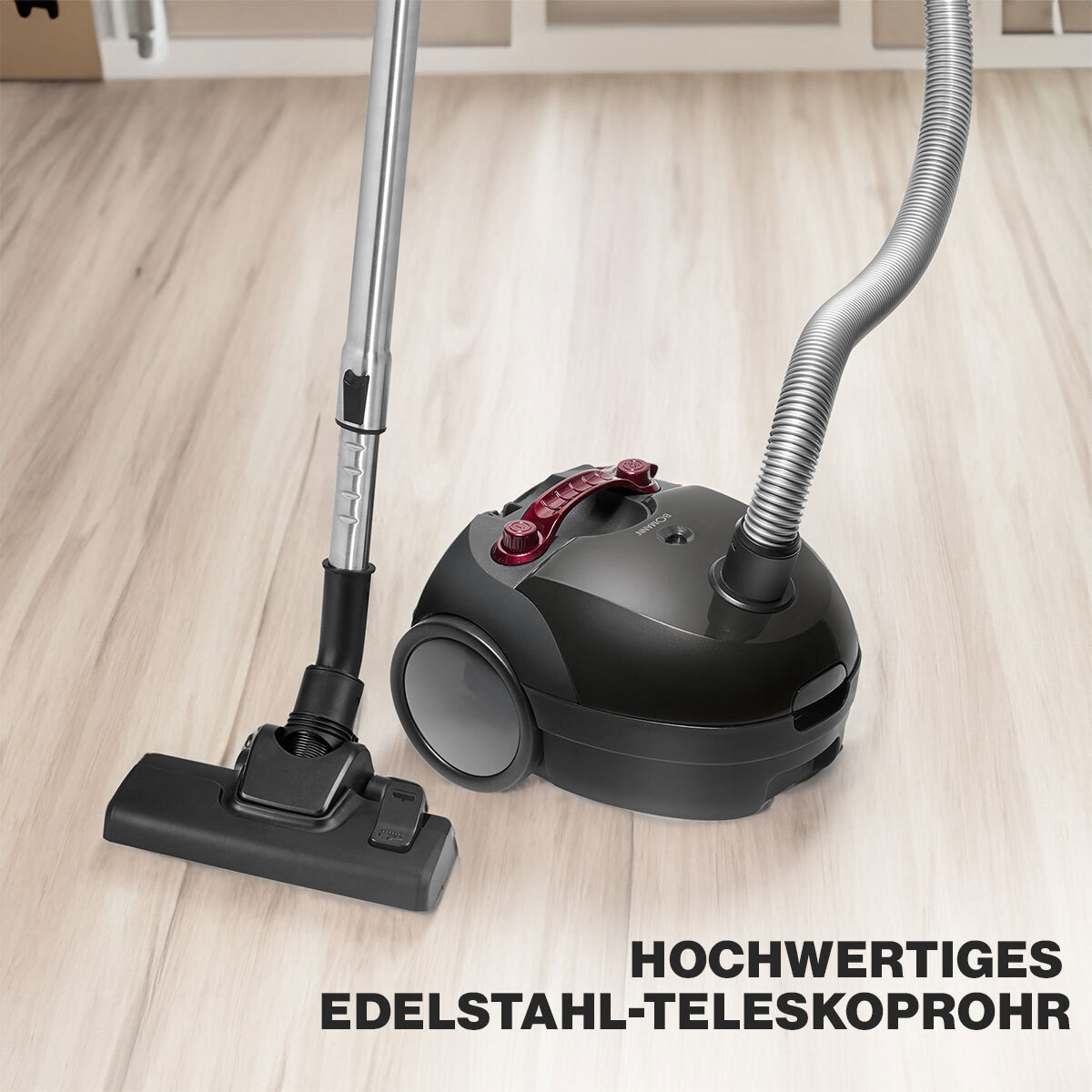 BOMANN Bodenstaubsauger BS 9019 CB N, grau 700 Watt