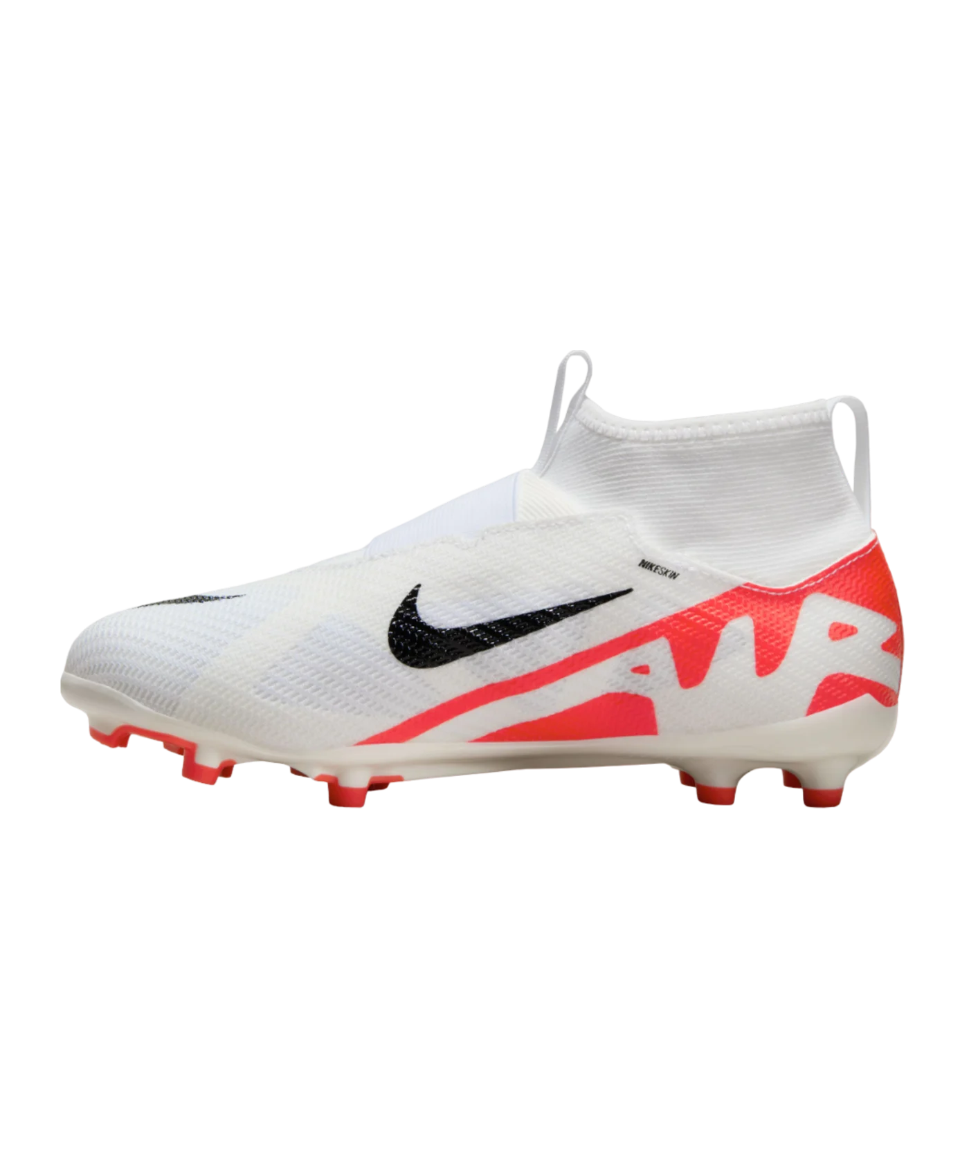 Nike Jr Air Zoom Mercurial Superfly IX Pro FG Ready Kids Rot Weiss Schwarz F600