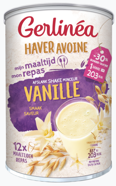 Gerlinea Afslankshake Haver Vanille 420 Gram