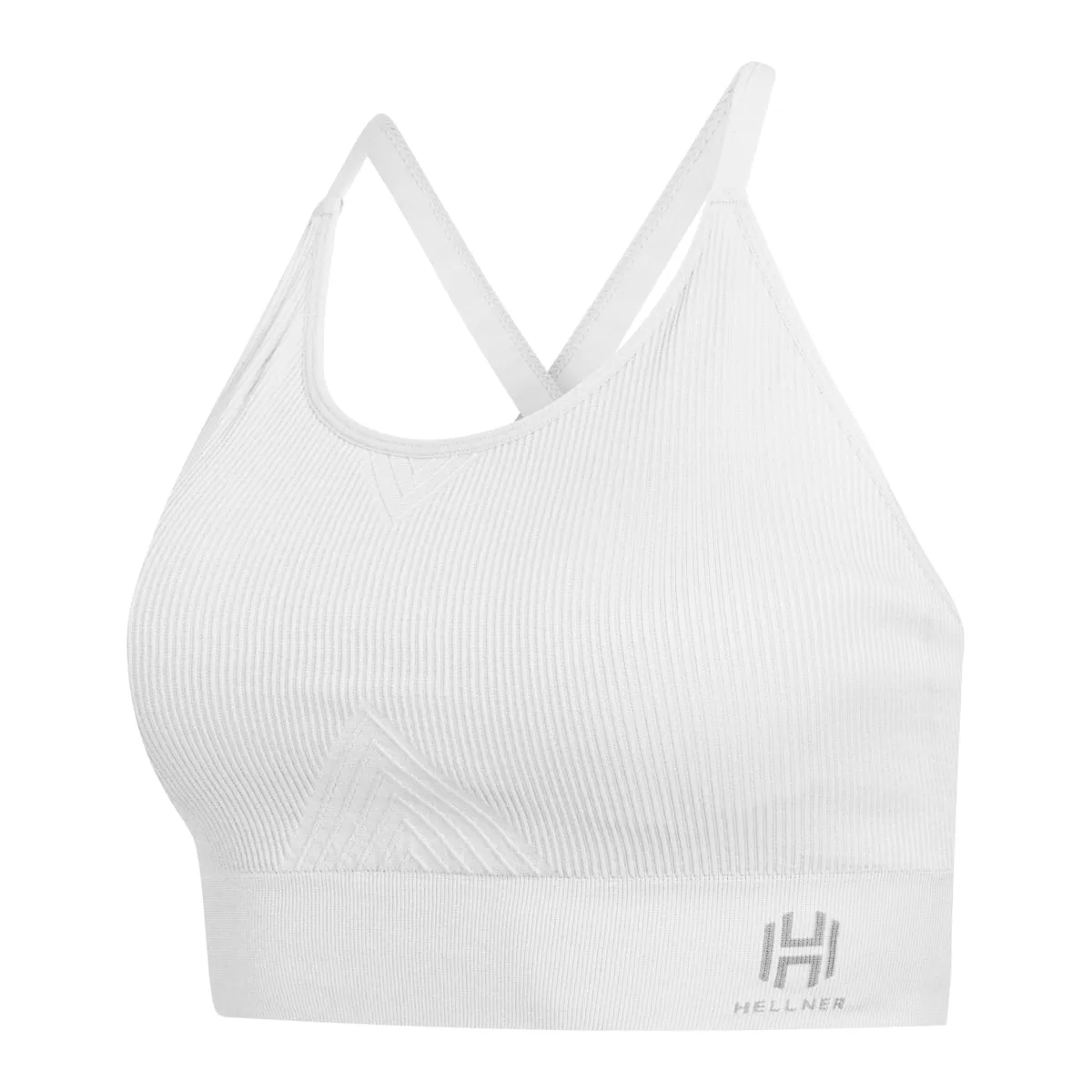 Hellner Seamless Tech Sport Bra Wmn Bright White
