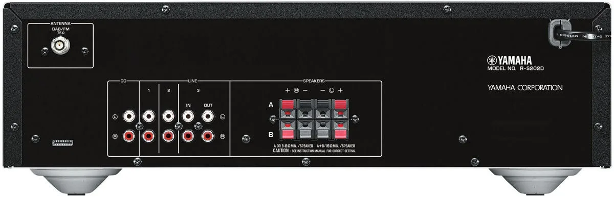 Yamaha R-S202D Noir Amplis hi-fi stéréo
