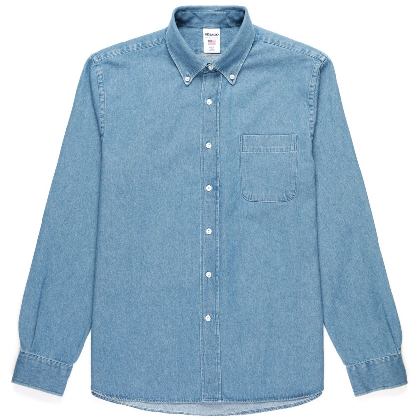MERCER BLUE INDIGO-CHEMISE SEBAGO HOMME