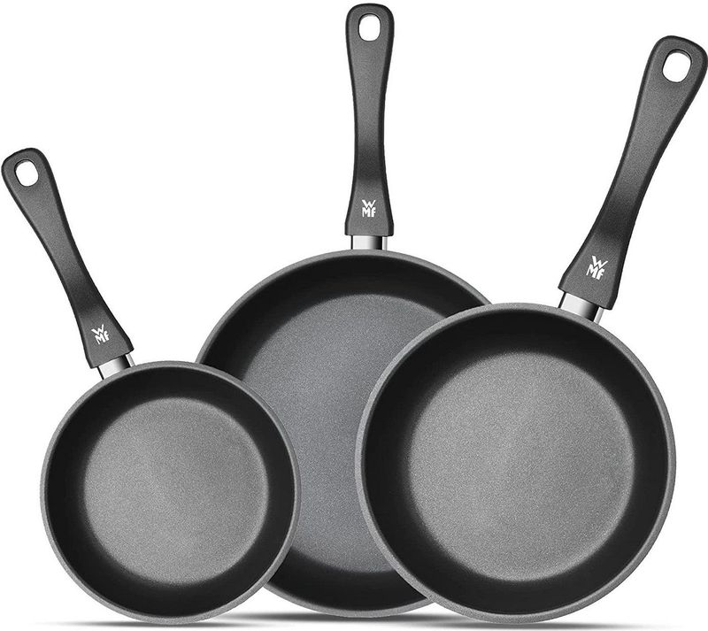 WMF - Devil 3-delige Koekenpan Set - Gecoat - Diameter 20 cm, 24 cm, 28 cm - Roestvrij Staal