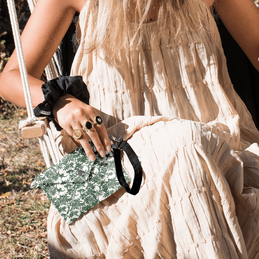 Petite Pochette Enveloppe Jungle Vintage