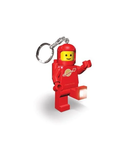 LEGO - Nøglering m/LED -Rummand Rød