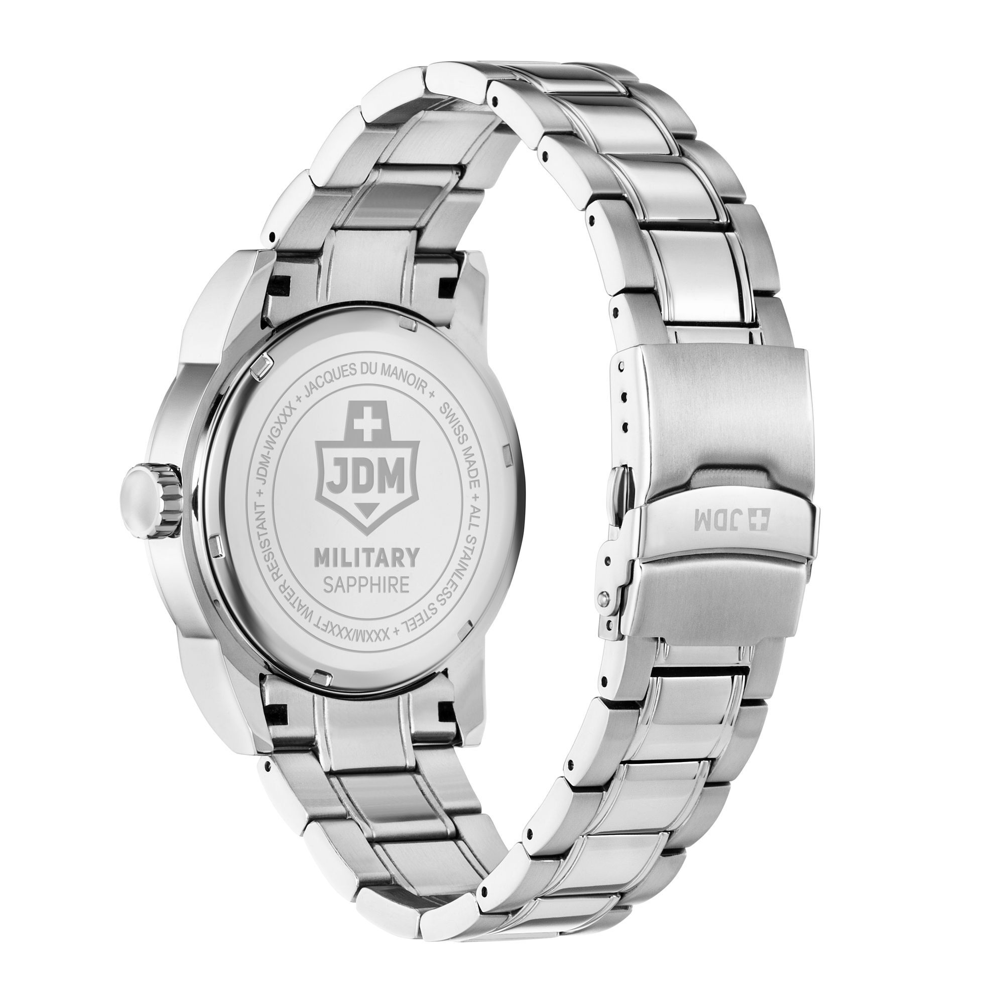 JDM Military Herren Armbanduhr Foxtrott 2021 Edelstahl JDM-WG013-04