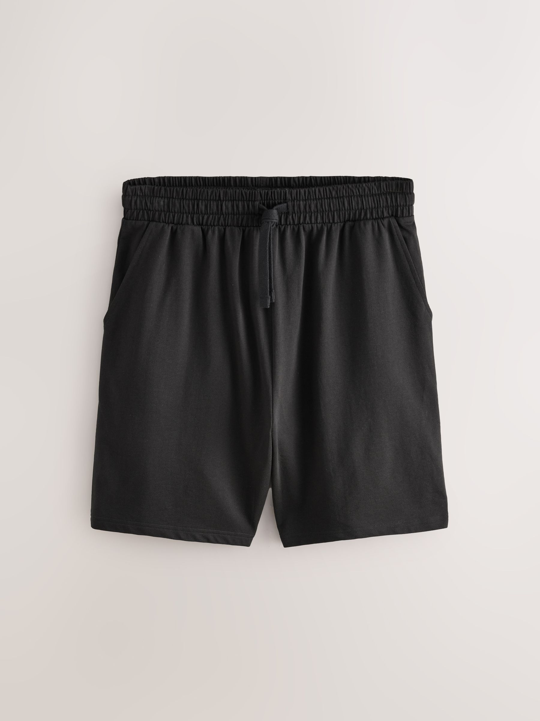 Donkergrijs/zwart - Set van 2 lichtgewicht 100% katoenen joggershorts