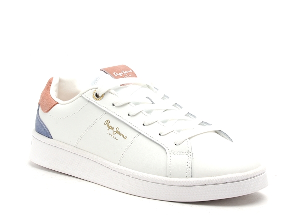 Pepe jeans basses femme milton blanc