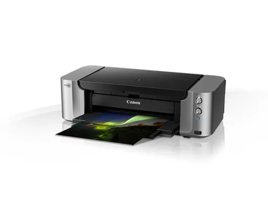 Canon PIXMA PRO-100S - Printer - farve - blækprinter - A3 Plus, 360 x 430 mm op til 1.5 min./side (farve) - kapacitet: 150 ark - LAN, Wi-Fi(n), USB 2.0