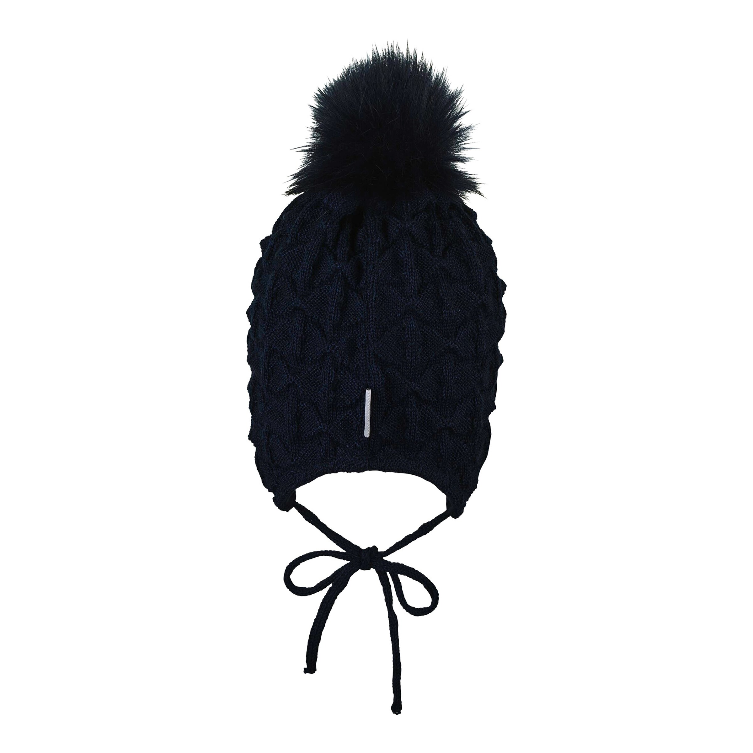 Sterntaler Winter-Strickmütze Bommel