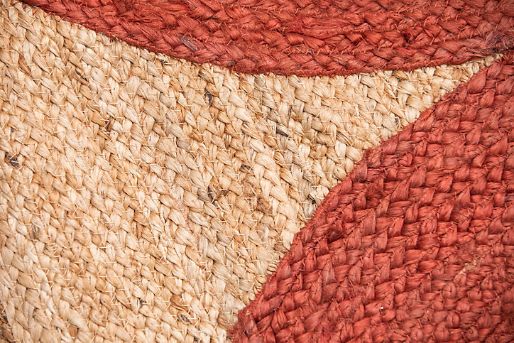 Tapis jute Diabolo terracotta 160x230 cm