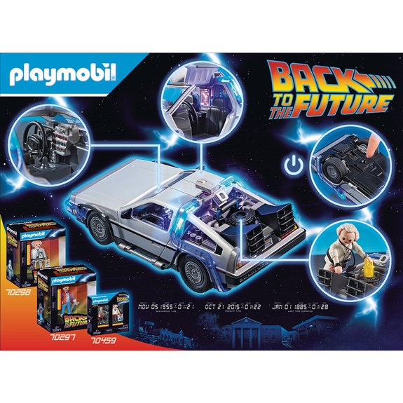 Back to the Future DeLorean Playmobil 70317