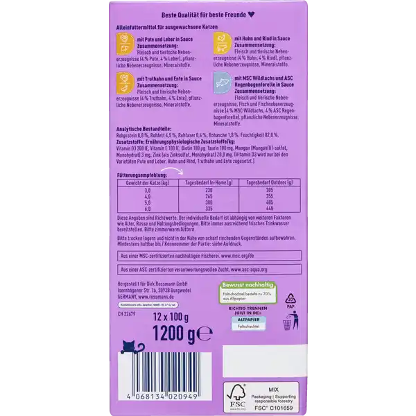 Feine Häppchen in Sauce Multipack