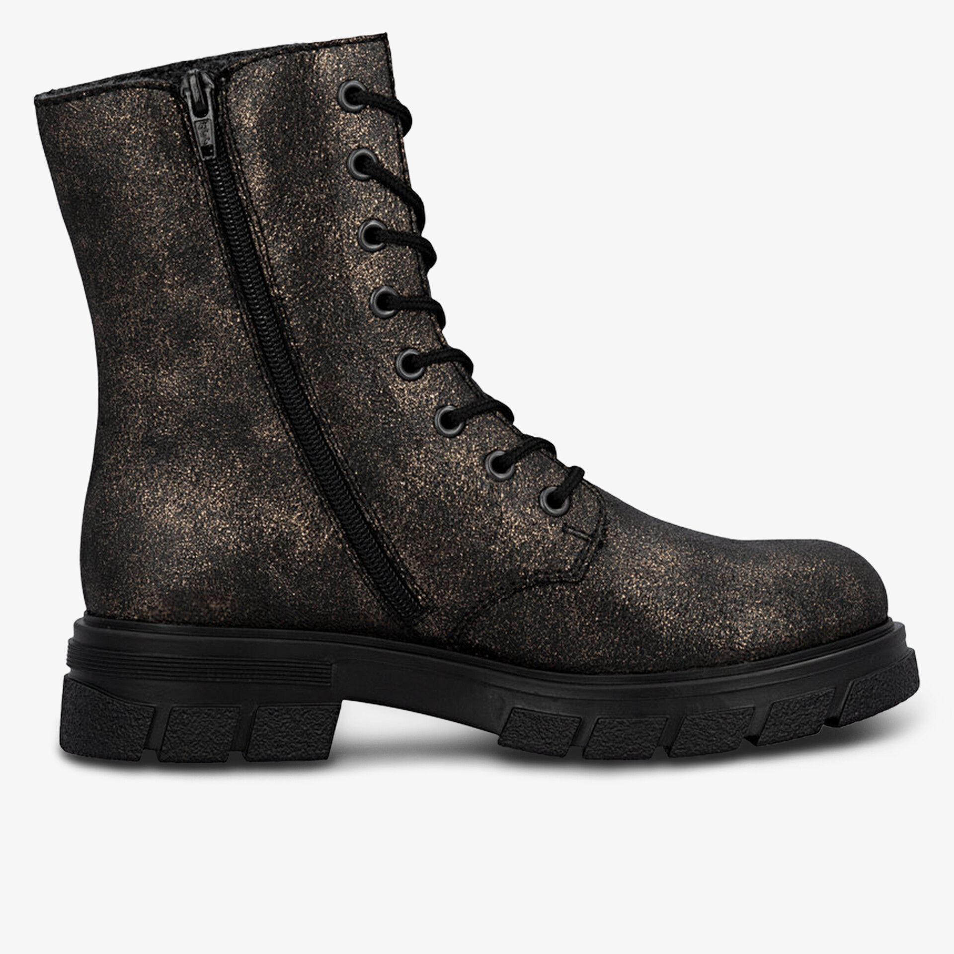 rieker Damen Schnürstiefeletten gold