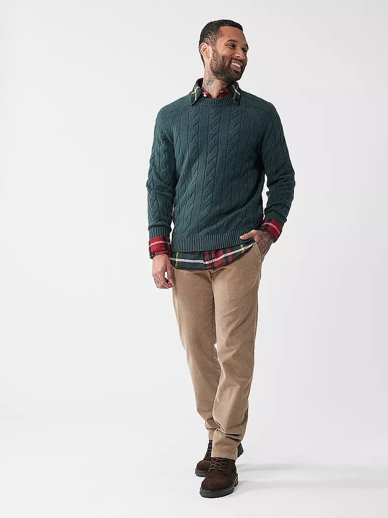 ECOALF Pullover TILOALF dunkelgrün