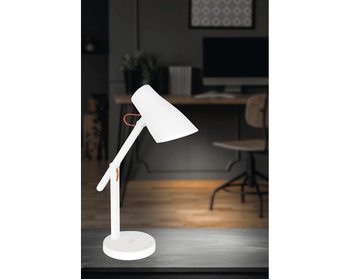 Dimbare LED-kantoorlamp, 15W, 200 lm, 3000-6000 K, smart, wit, H 35 cm, app-gestuurd met kleurwisselaar