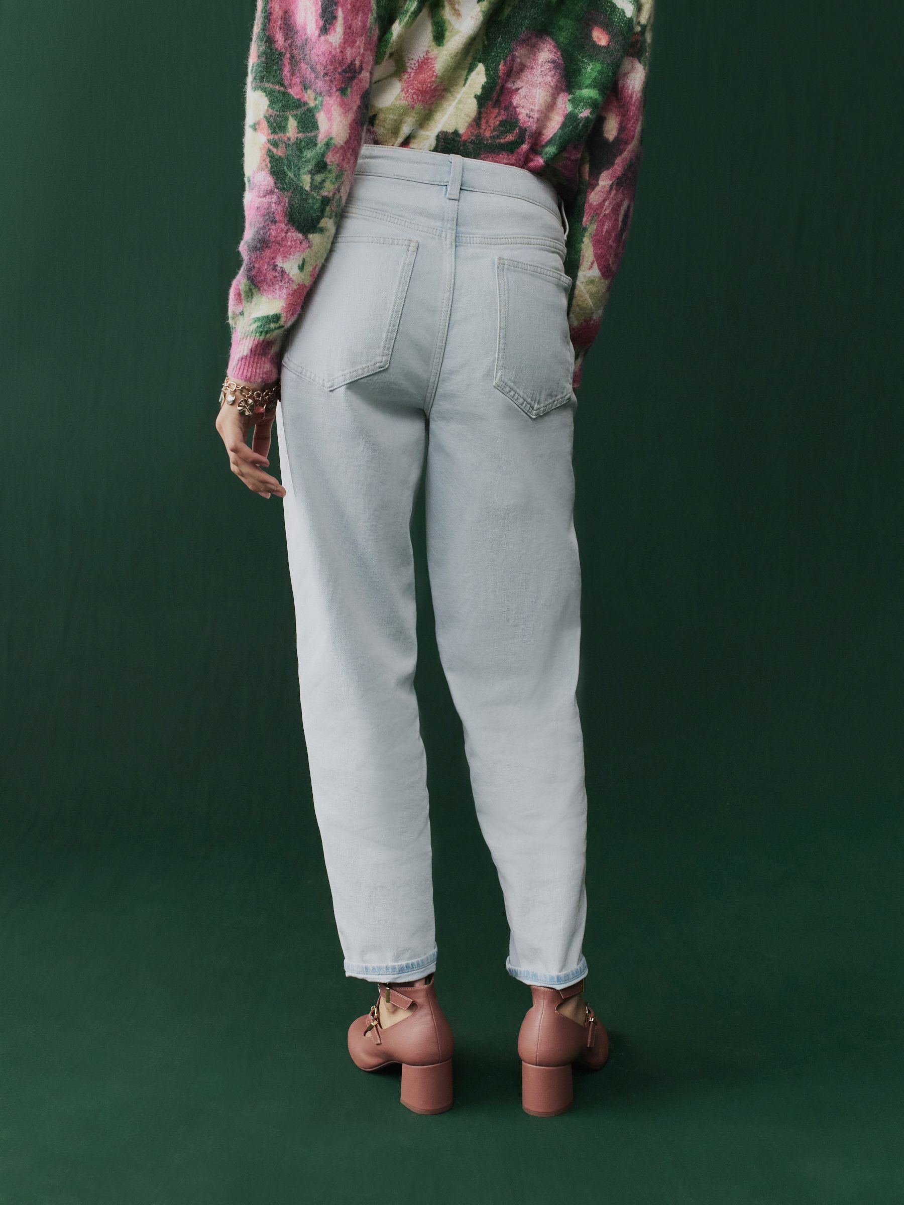 Gebleekte denim - Authentieke Carrot Barrel jeans
