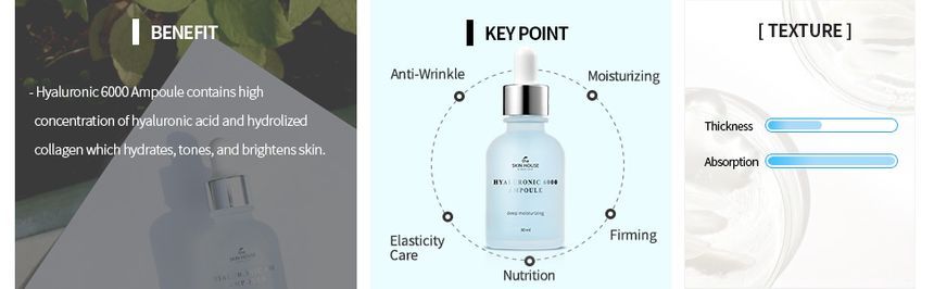 the SKIN HOUSE - Hyaluronzuur 6000 Ampul