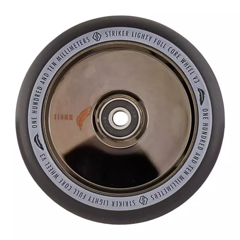 Roue Trottinette STRIKER Lighty Full Core V3 Noir 110mm
