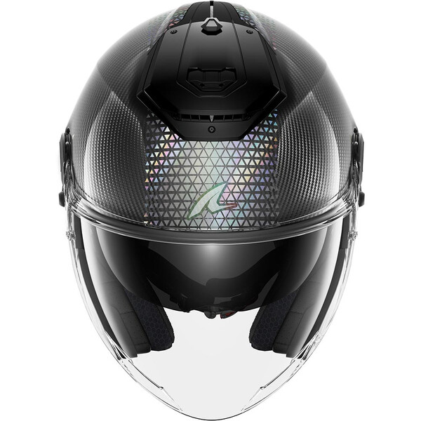 Shark - Casque RS Jet Carbon Ikonik Noir / Rainbow / Brillant