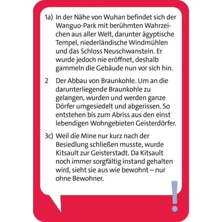 moses. Pocket Quiz - Stadt, Land, Quiz