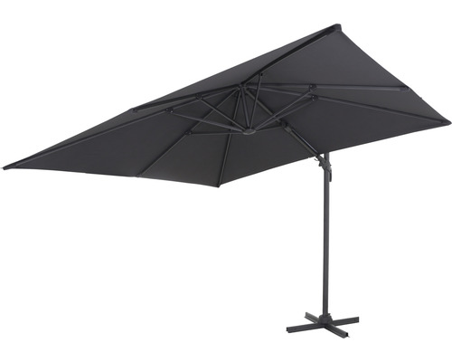 Siena Garden Califorina zweefparasol, 300 x 300 cm, antraciet