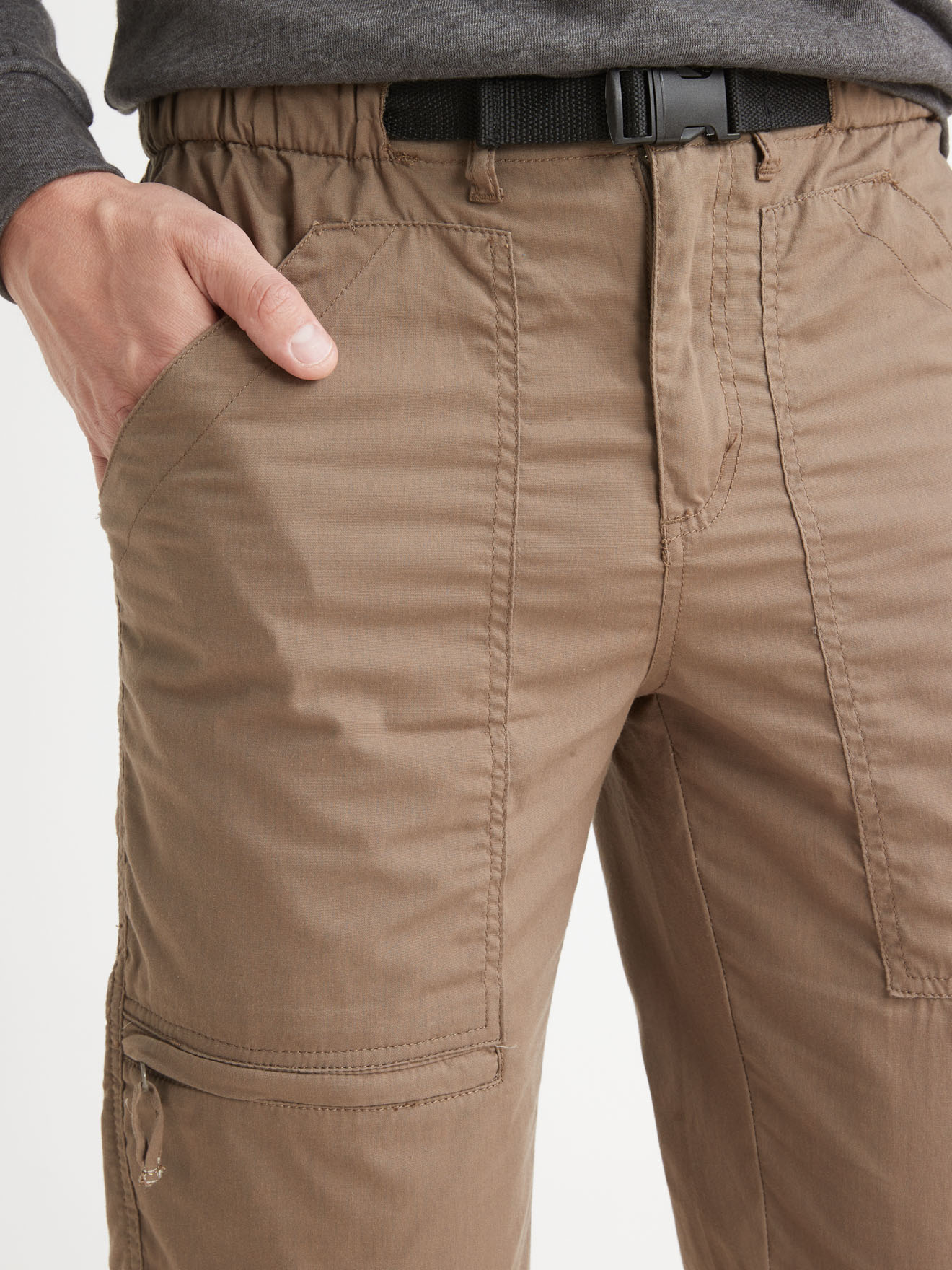 Pantalon multipoches tissu léger