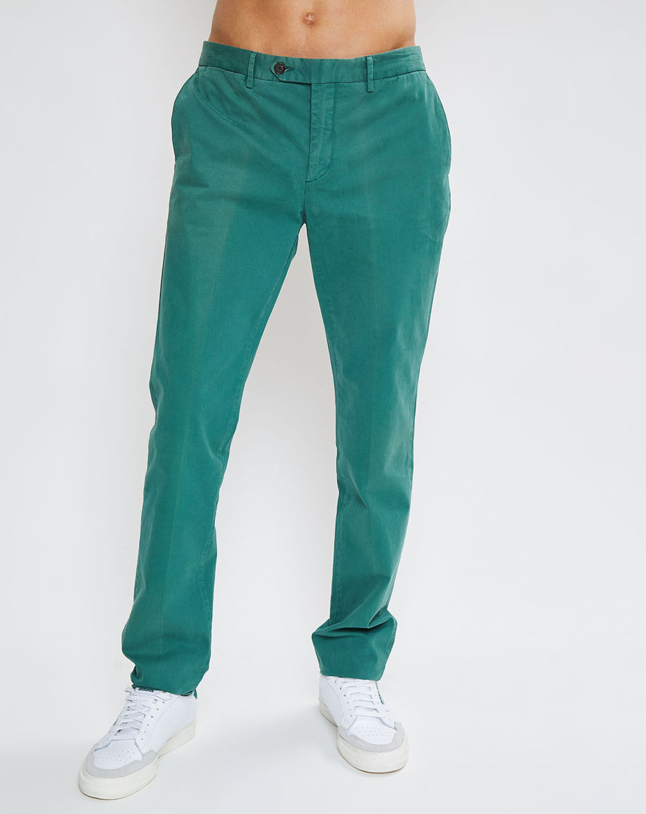 Hackett London Pantalon chino Slim Fit Kensington vert