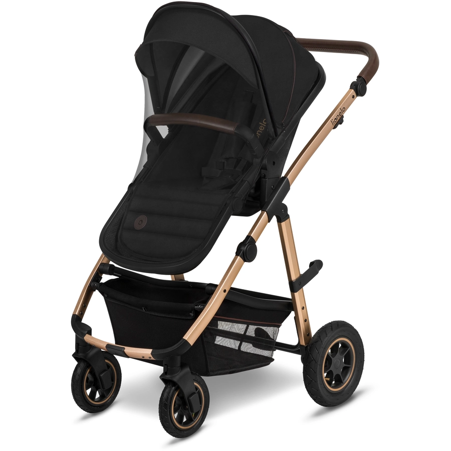 lionelo Kombikinderwagen Amber 2 in 1 Black Onyx