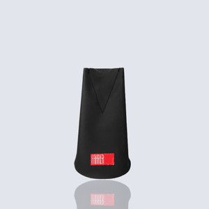 LATZ URBAN Spritzlappen  Schutzblechverlängerung für Strebenbefestigung  schwarz  URBAN 66mm
