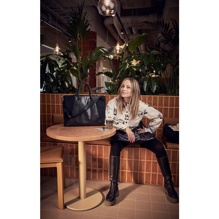 Najell Wickeltasche mit Einsatz Matte Black