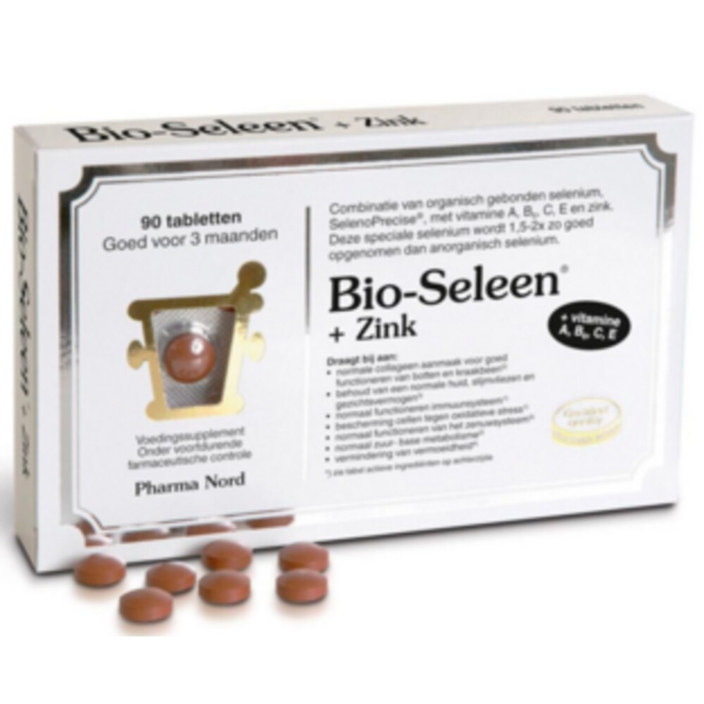 Pharma Nord Bio Seleen & Zink 90 tabletten