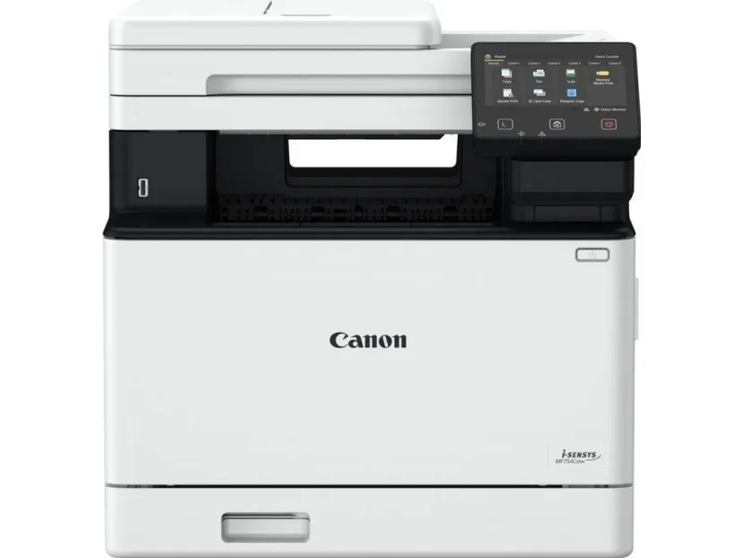 Canon i-SENSYS MF754Cdw - Multifunktionsprinter - farve - laser - A4 (210 x 297 mm), Legal (216 x 356 mm) (original) - A4/Legal (medie) - op til 33 spm (kopiering) - op til 33 spm (udskriver) - 250 ark - 33.6 Kbps - USB 2.0, Gigabit LAN, Wi-Fi(n), US