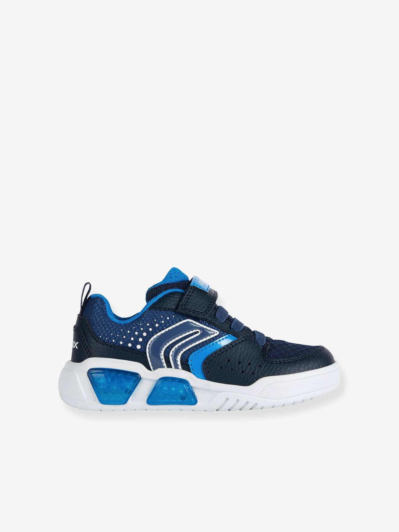 Tênis esportivo infantil GEOX® Illuminus Boy A, azul marinho