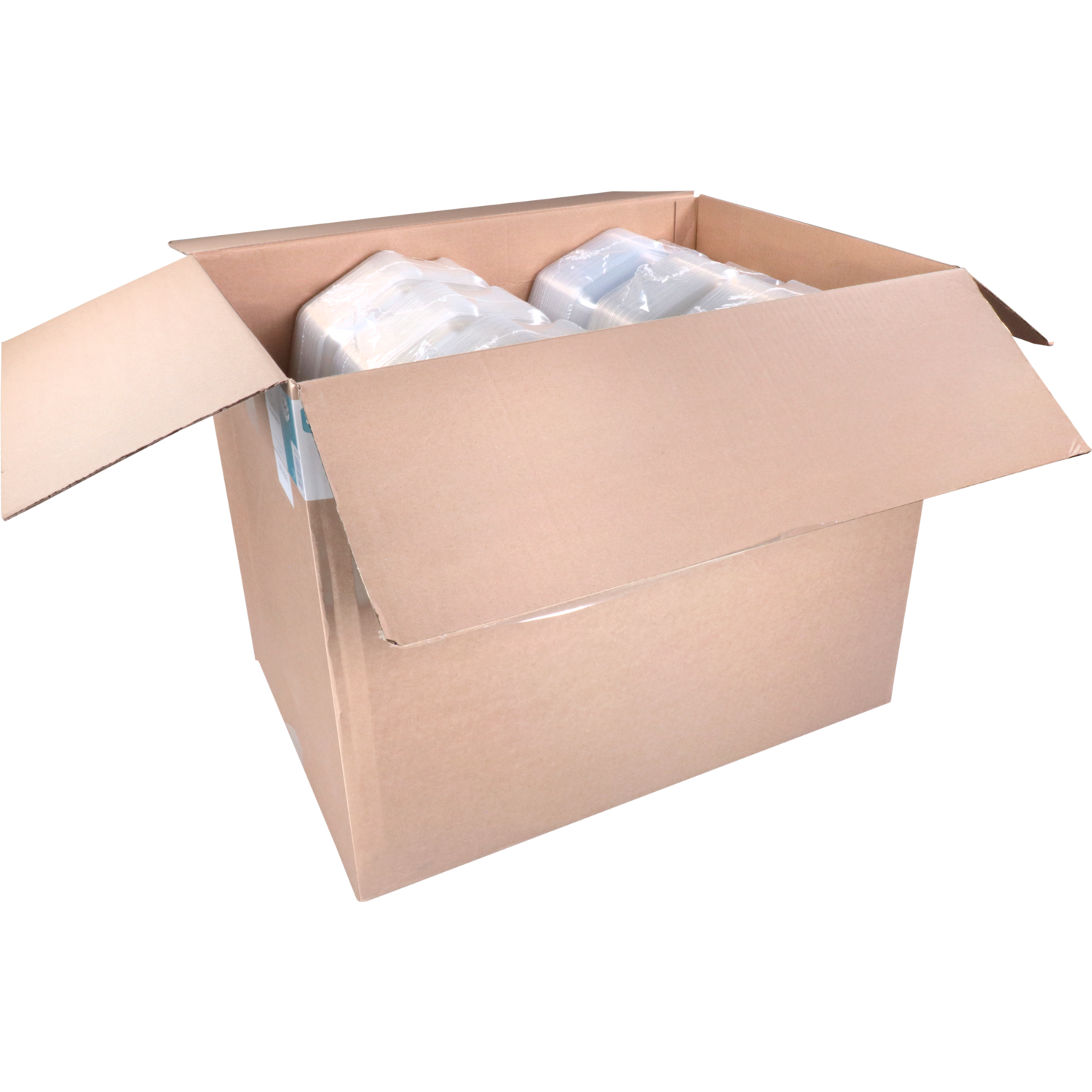 Depa Bak, PS, 1300ml, Ø230mm, octaviewbox, 80mm, zwart/transparant