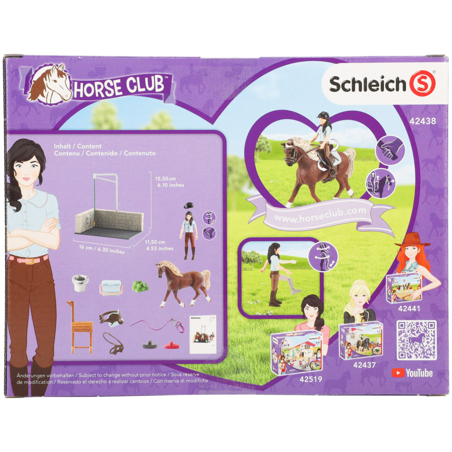 schleich HORSE CLUB 42438 Waschplatz mit HORSE CLUB Emily & Luna