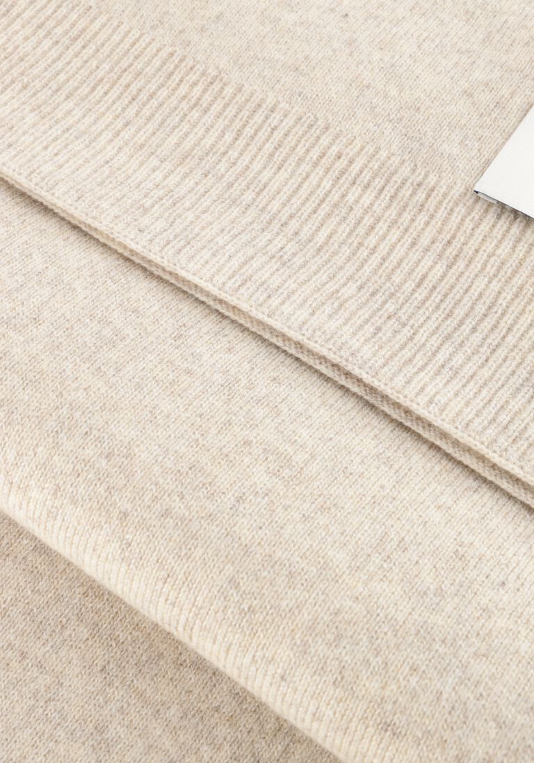 beige profuomo sjaal scarf wool
