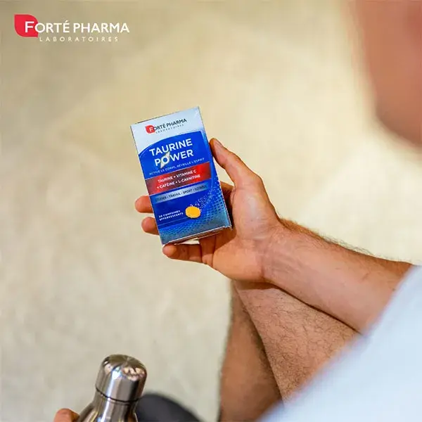 Forté Pharma Taurine Power Pack com 2 x 30 comprimidos efervescentes, programa de 2 meses