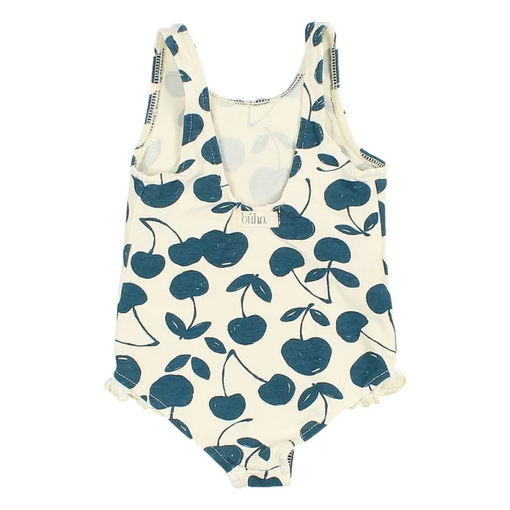 Búho Maillot 1 Pièce Cerises Bébé | Ecru