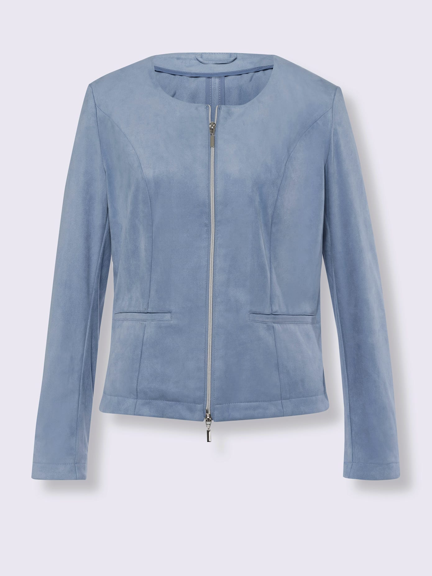 Blazer imitation cuir velours douce