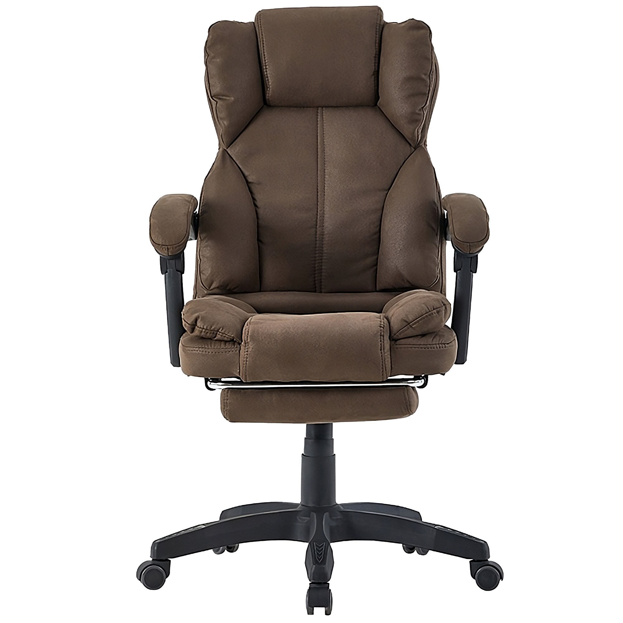 Bürostuhl mit gepolsterten 3-Punkt-Armlehnen - Schreibtischstuhl mit Kopf- und Fußstütze - ergonomischer Bürostuhl mit einer verstellbaren Rückenlehne für gesündere Sitzpositionen