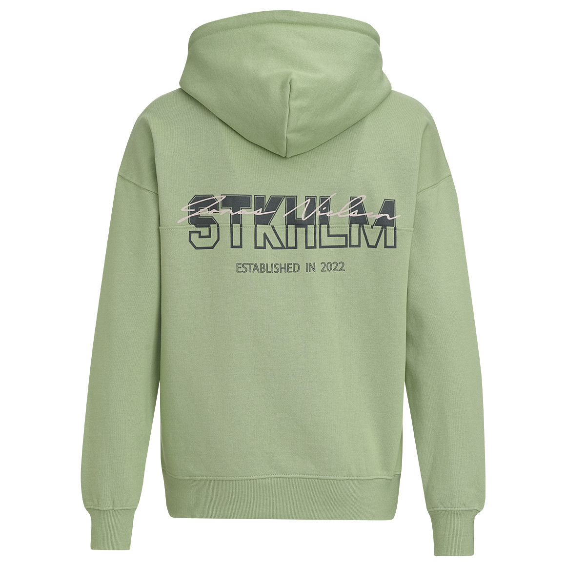 Jonas Nielsen Damen Hoodie mit Logo-Stickerei hellgrün