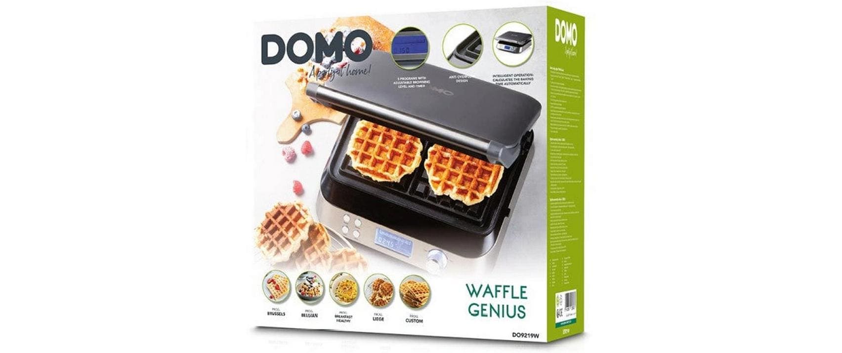 Waffeleisen DO9219WWaffelautomat in eleganter Edelstahlausführung