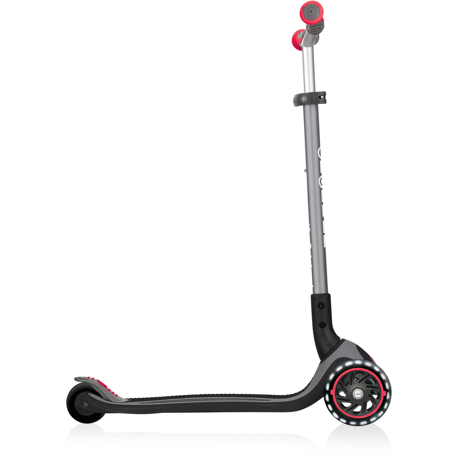 GLOBBER MASTER LIGHTS schwarz-rot, mit Leuchtrollen