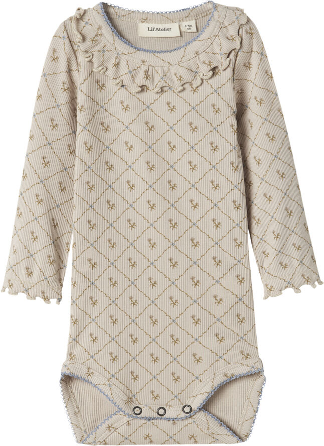 Lil' Atelier NBFGAGO KUG LS SLIM BODY LIL Gray morn
