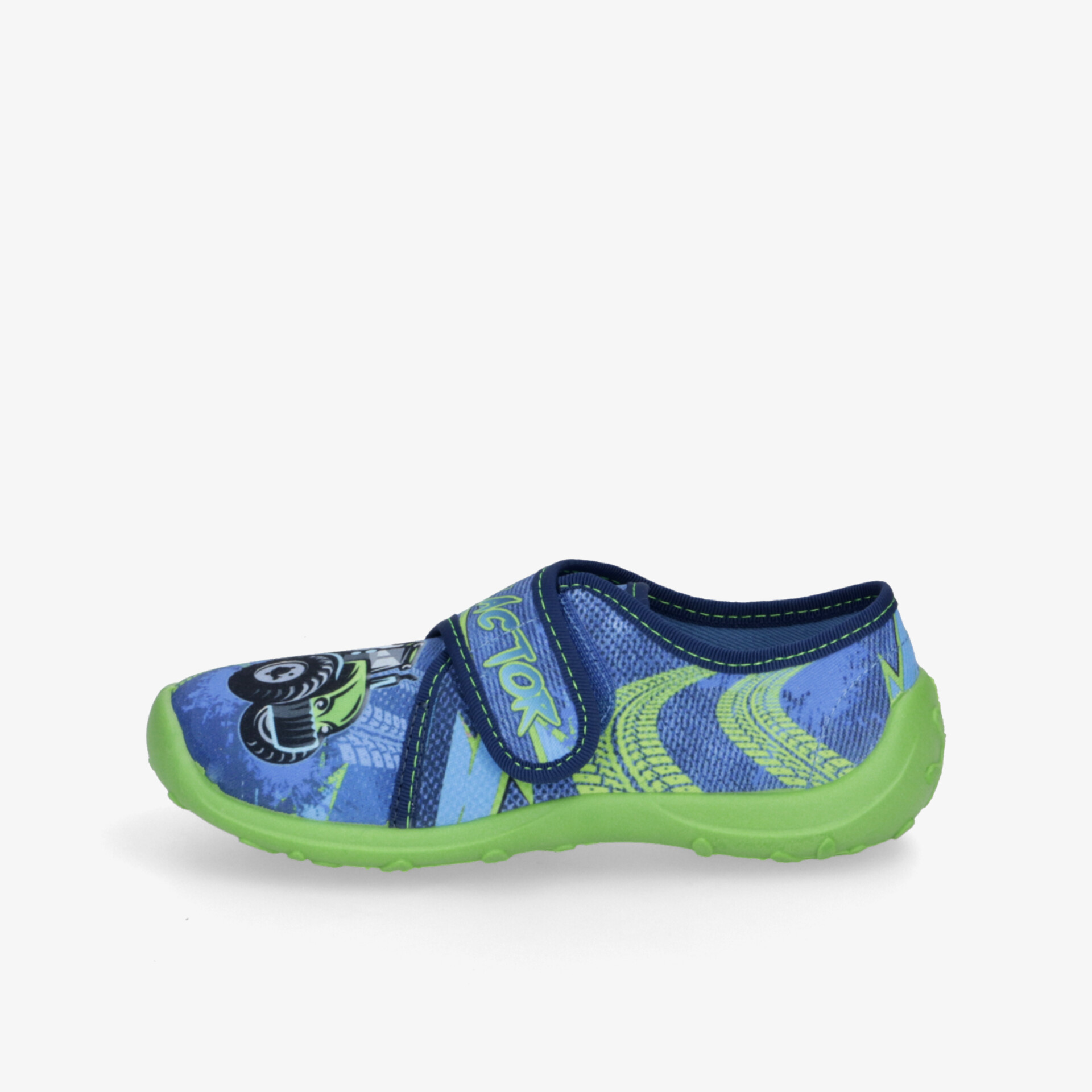Bambulini Kinder Hausschuhe blau