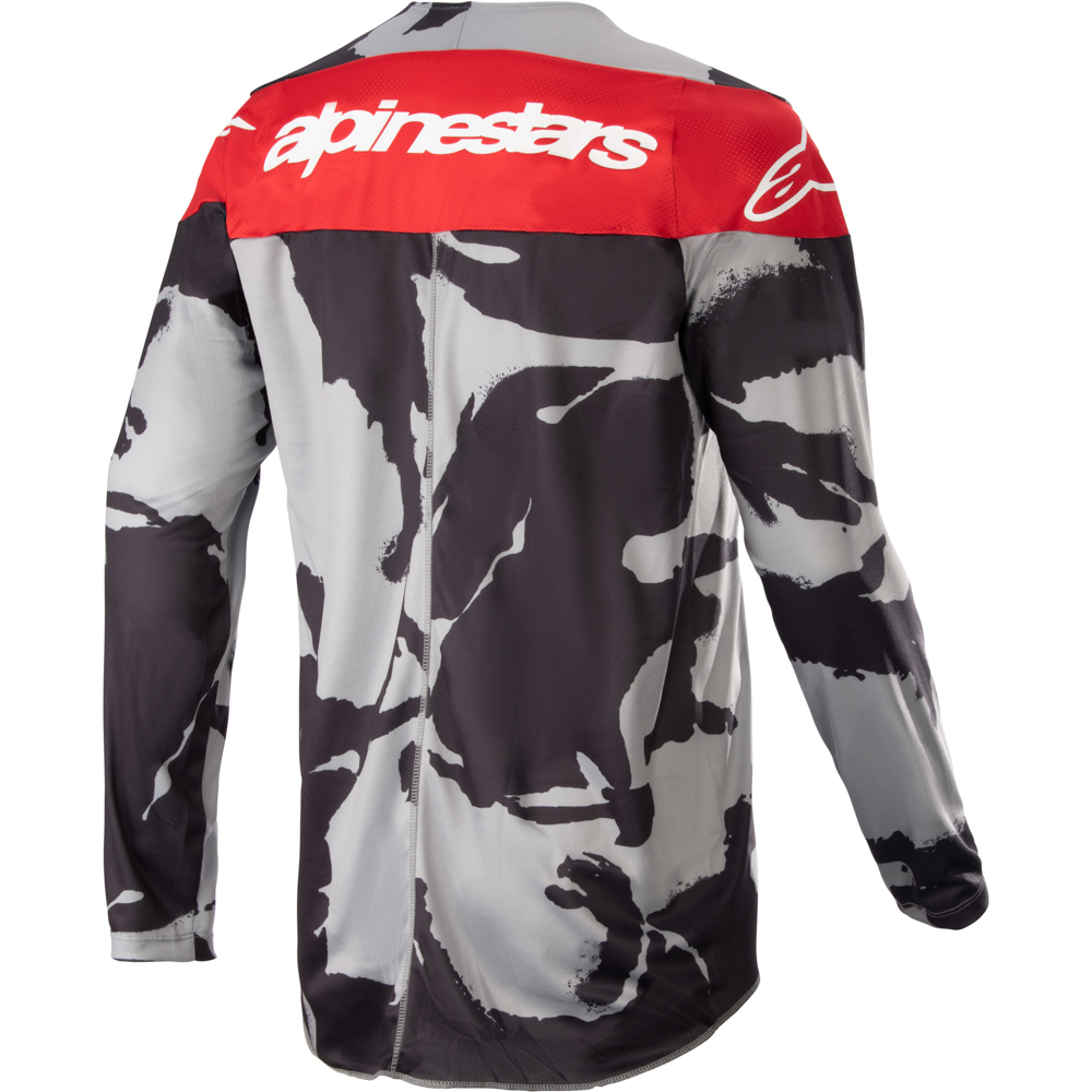 Alpinestars - Maillot Racer Tactical Camouflage Gris / Rouge